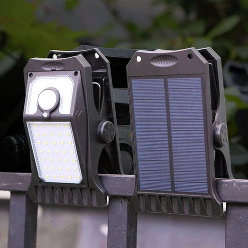Clip Solar SunGuard™ - linterna en forma de clip para colocar en cualquier lugar recargable con panel solar y sensor de movimiento