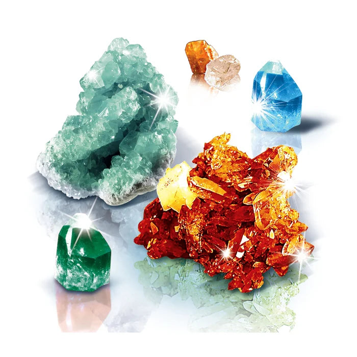 Set de exprimentos para crear cristales brillantes