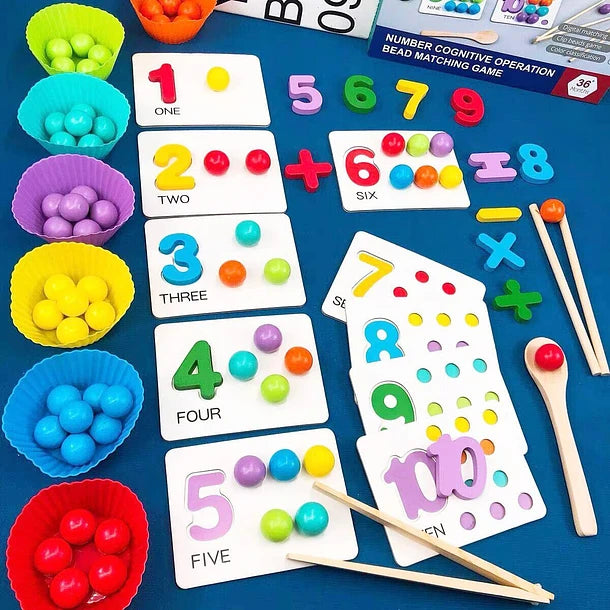 Juego Montessori de Operaciones Cognitivas y Aritméticas 💯
