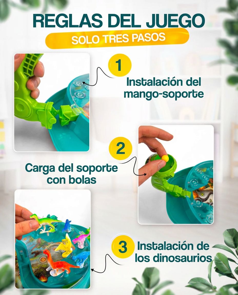 Duelo de Dinosaurios - Carga, apunta y derriba dinosaurios 🦖 (para 2 jugadores)