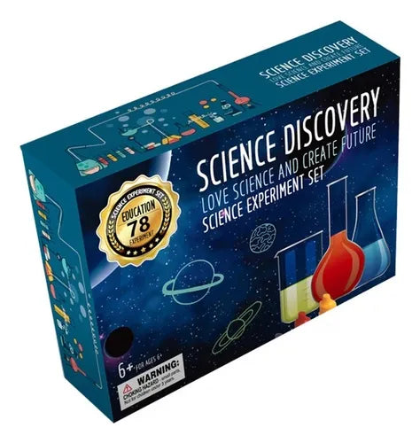 Kit 78 experimentos de ciencias para niños