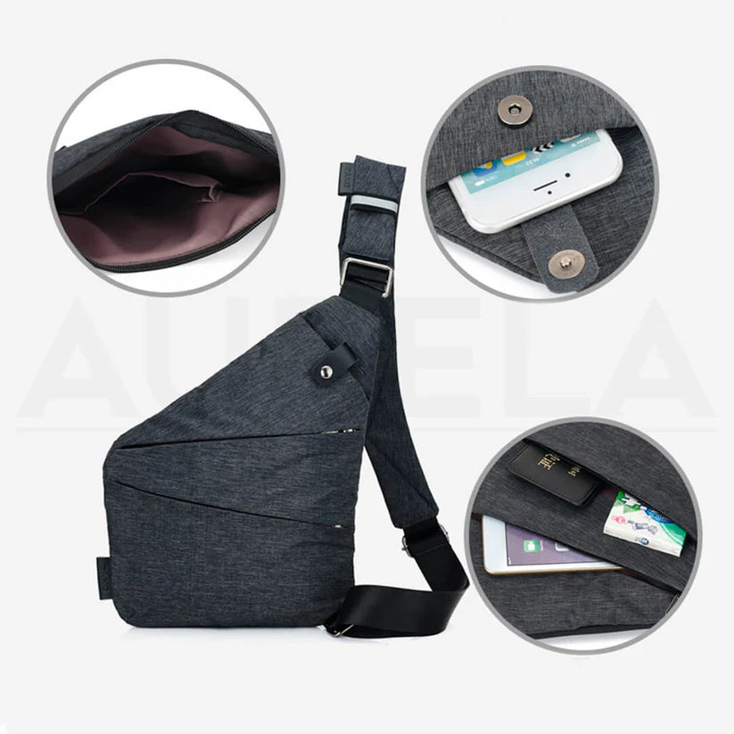 Morral personal cruzada antirrobo