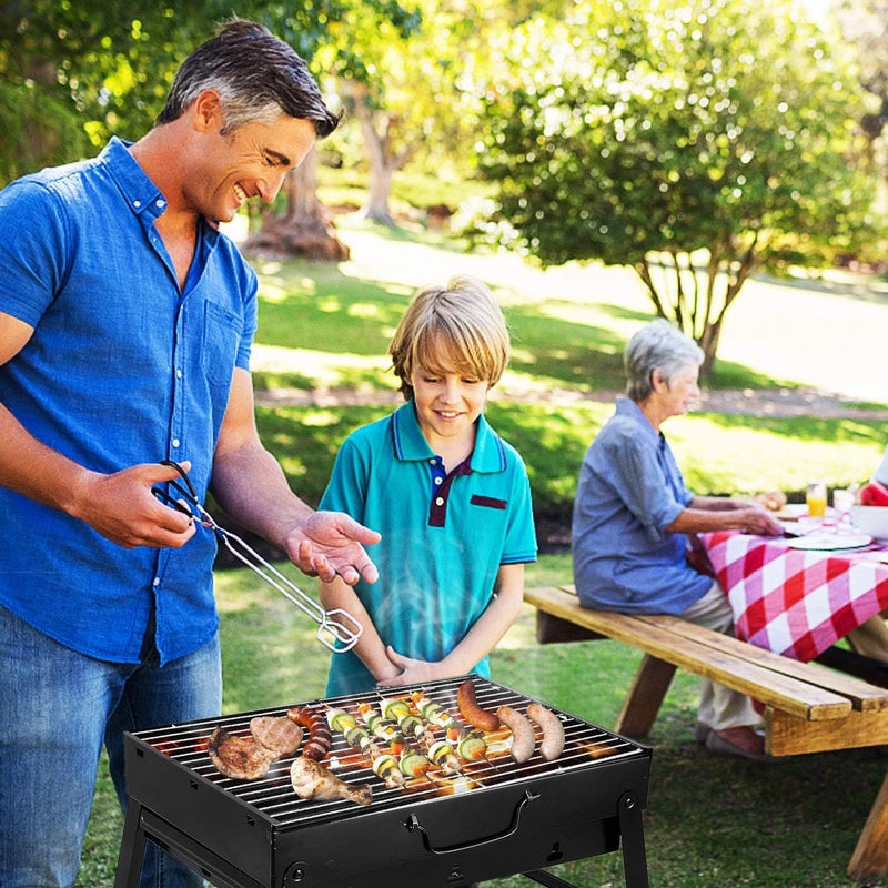 🔥 Mini Parrilla Portátil de Acero Inoxidable – Cocina donde quieras