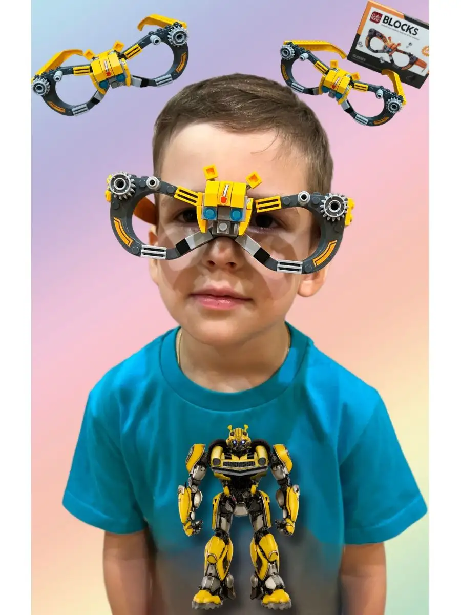 Lentes armables modelo Bumblebee para niño
