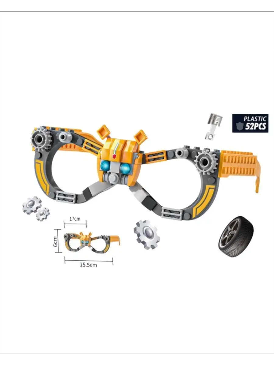 Lentes armables modelo Bumblebee para niño