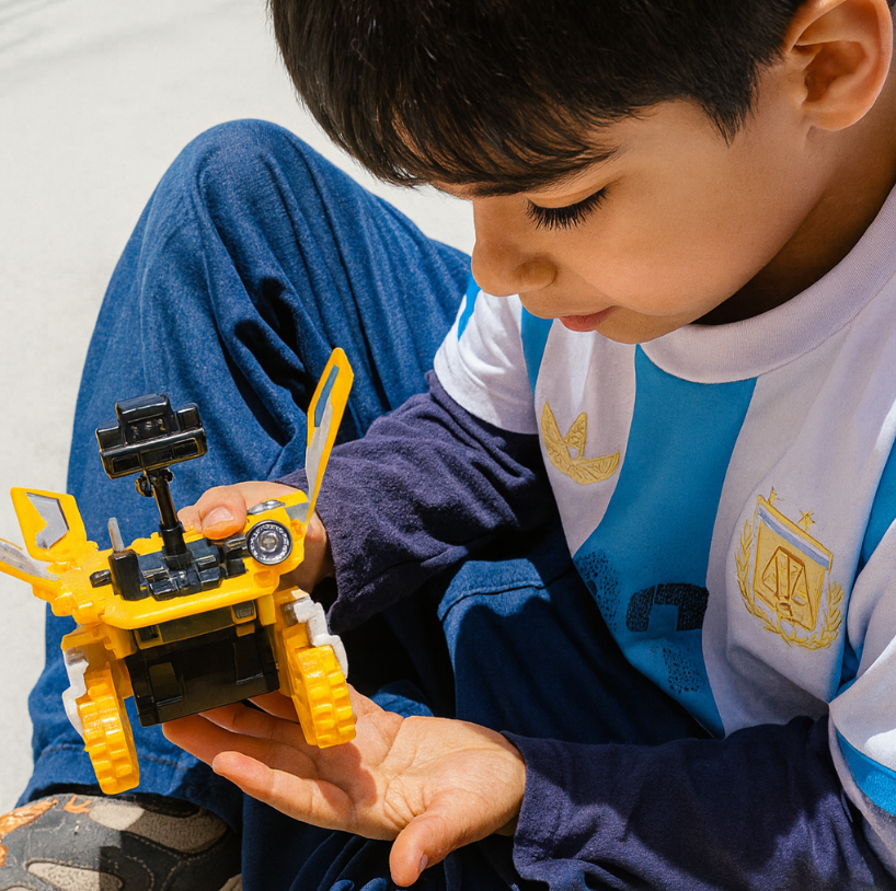 Explorador de Marte - Juguete STEM funciona con panel solar y batería (46pz)