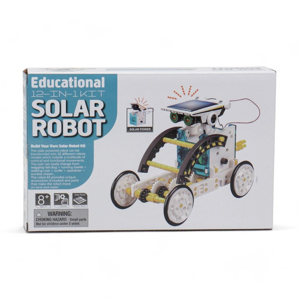 Robot educativo STEM con desplazamiento con energía Solar (12 modelos en 1)