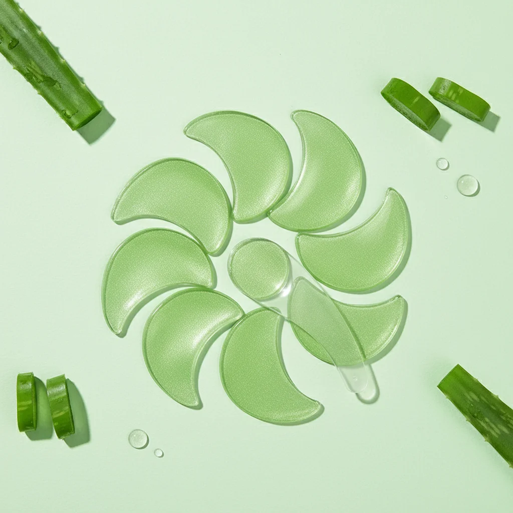 Parches de Aloe Vera y Ácido Hialurónico para Ojeras 60pz
