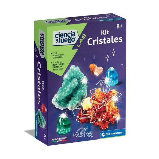 Set de exprimentos para crear cristales brillantes
