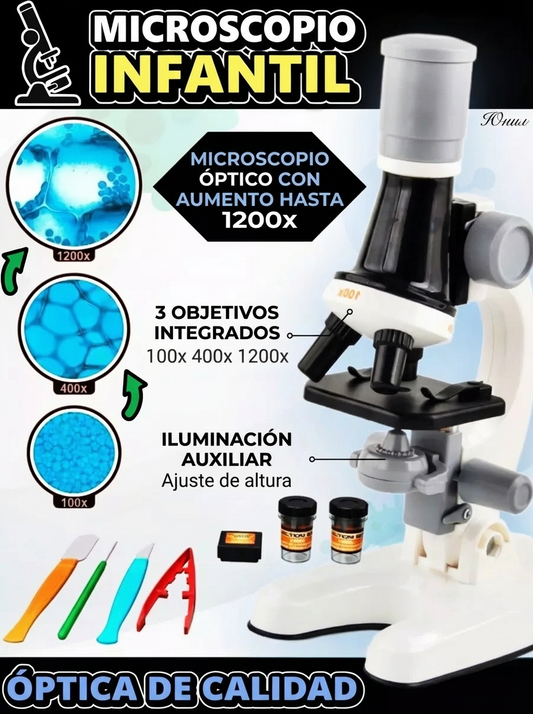 Microscopio Educativo para niños - Juguete STEM