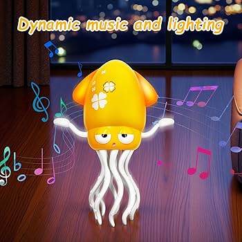 Pulpo Bailarín Juguete Mágico Electrónico Con Luces