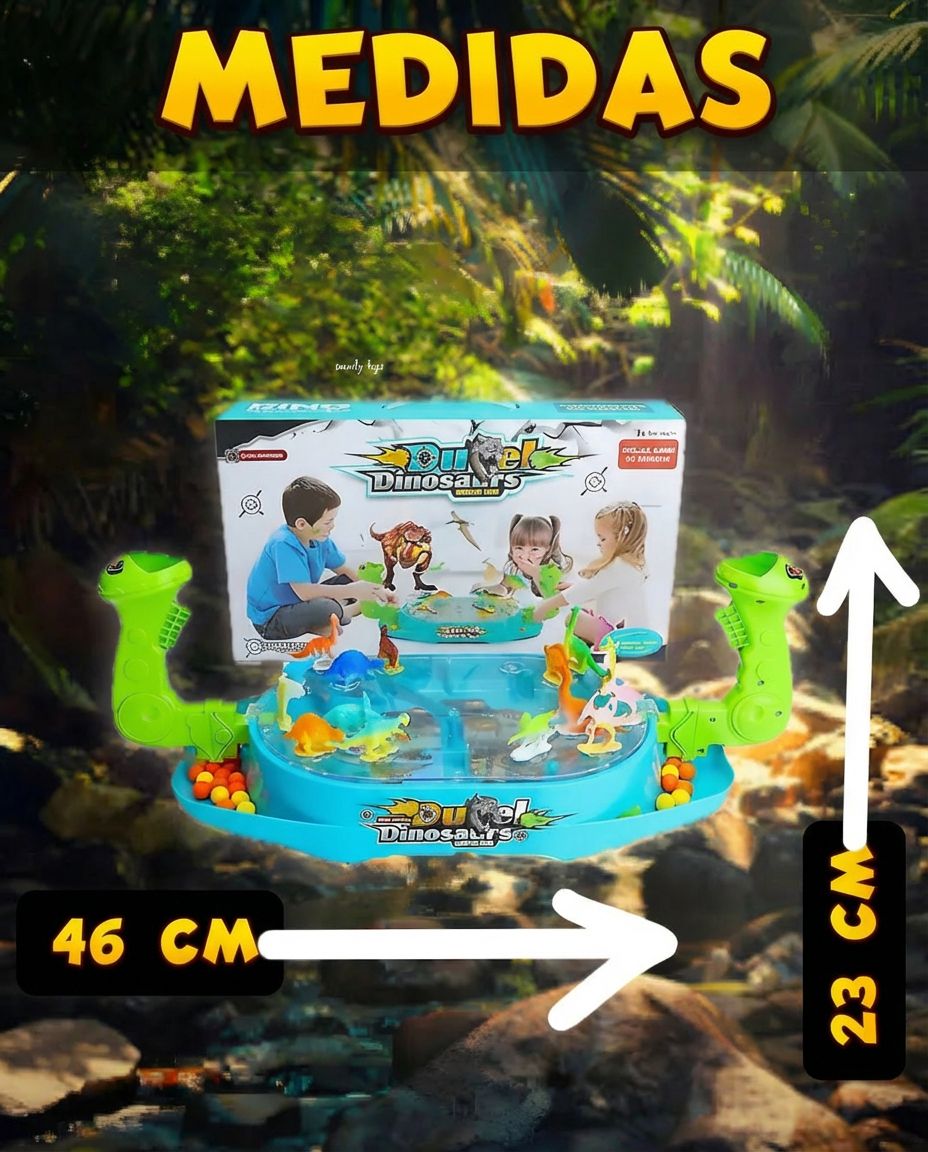 Duelo de Dinosaurios - Carga, apunta y derriba dinosaurios 🦖 (para 2 jugadores)