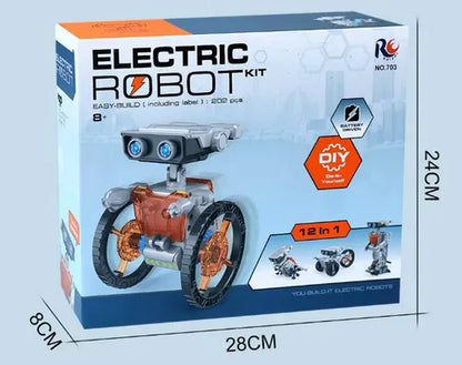 Robot Educativo 12 modelos en 1 | Juguete STEM con batería recargable