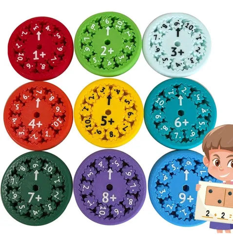 Spinners Matemático Suma y Resta (del 1 al 9)