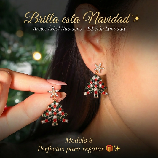 Aretes Árbol Navideño3 - Detalle Chic para Tus Fiestas de Edición Limitada ✨