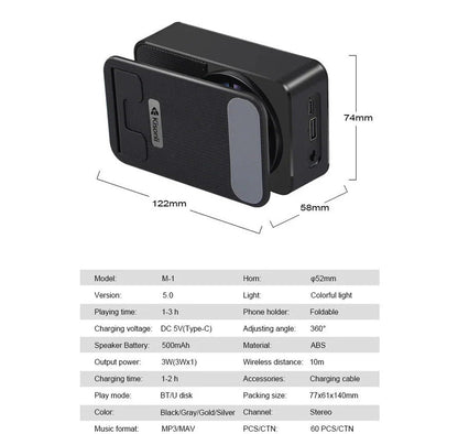 Soporte para Celular con Parlante - HolderPro™