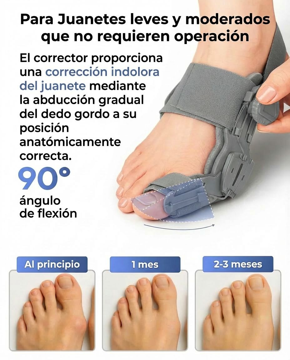 Corrector de Juanete con Perilla gradual ajustable (1 un)