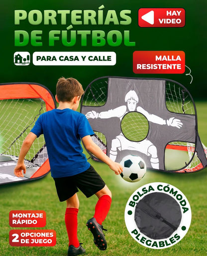 Arco para futbol portable 2 en 1