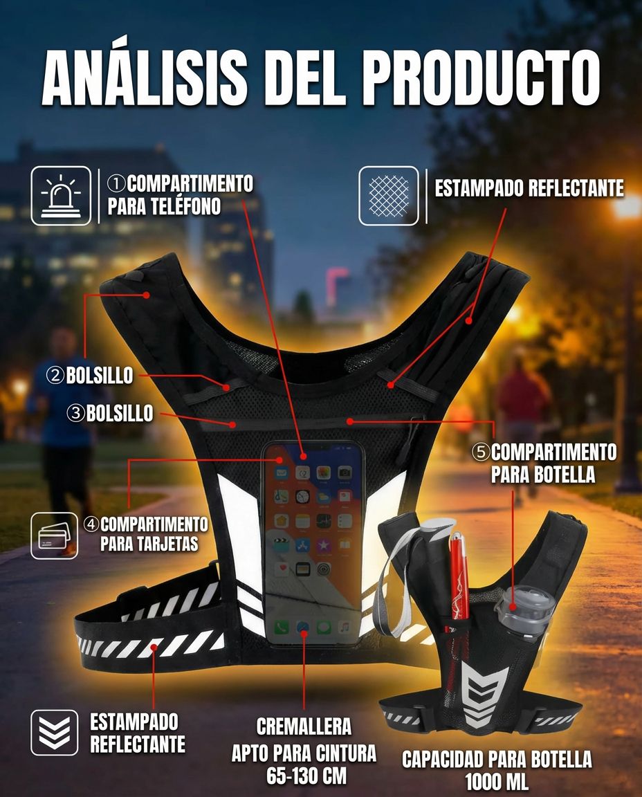 TitanVest 360™ Chaleco de Entrenamiento Ultra-Liviano con bolsillos secretos