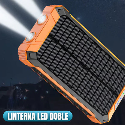 Power Bank con Panel Solar de 20.000mAh