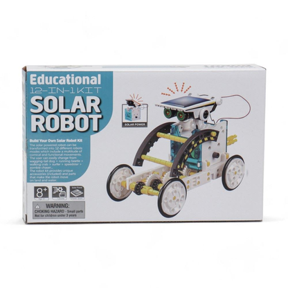 Robot educativo STEM con desplazamiento con energía Solar (12 modelos en 1)