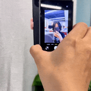 Pantalla magsafe para selfies