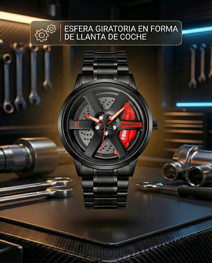 Reloj con Rin Giratorio Estilo Deportivo y Elegante SpinRacing™