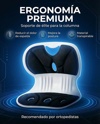 Respaldar de Asiento ergonómico para corregir la postura y mejorar la salud lumbar