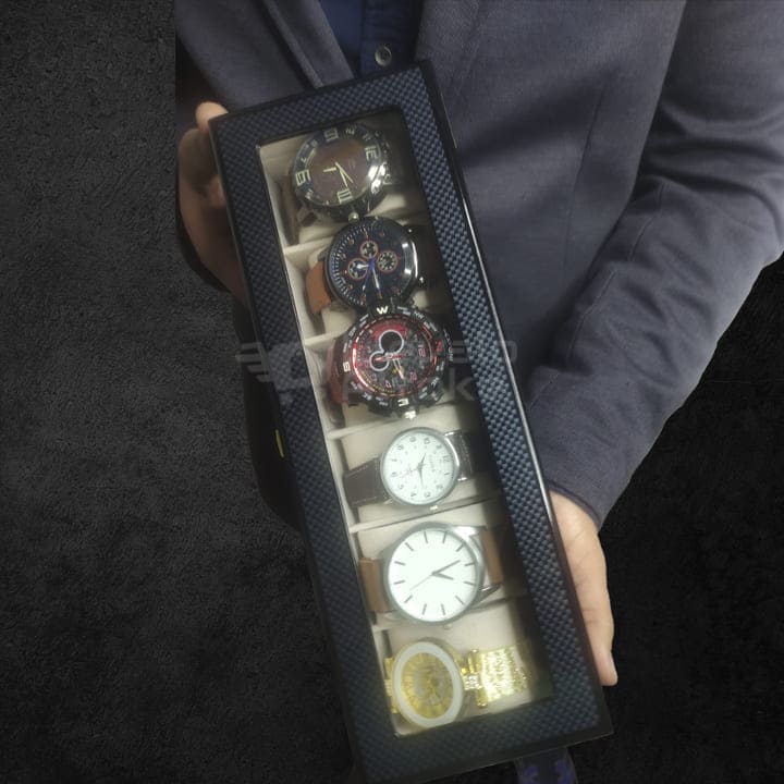 Porta Reloj Deluxe 6 piezas