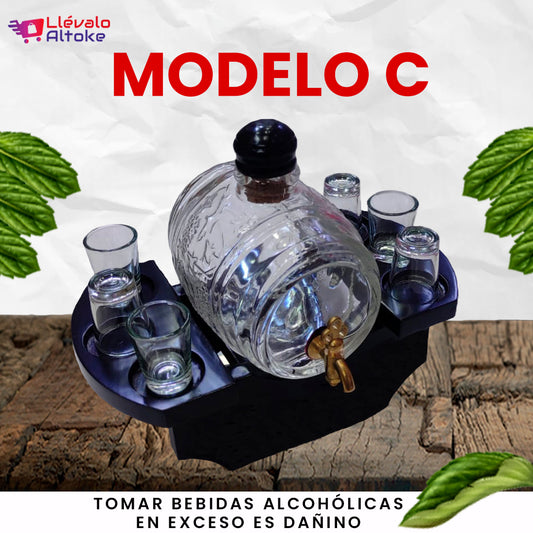 Licorera Barril 1L 🍺